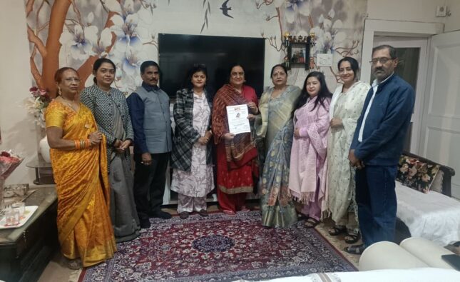 अरुणा टंडन बनी महिला प्रदेश प्रभारी