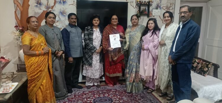 अरुणा टंडन बनी महिला प्रदेश प्रभारी