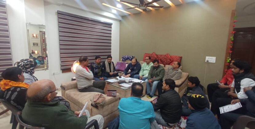 विराट हिंदू सम्मेलन की तैयारी वैशाली सेक्टर 4 में जोर-शोर से शुरू